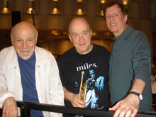 Right to left:  , Lew Soloff, Steven Richman